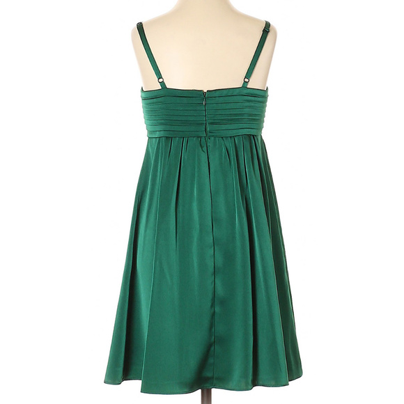 BCBGMAXAZRIA Green Party Dress Size 0 (NEW) - Picture 2 of 3